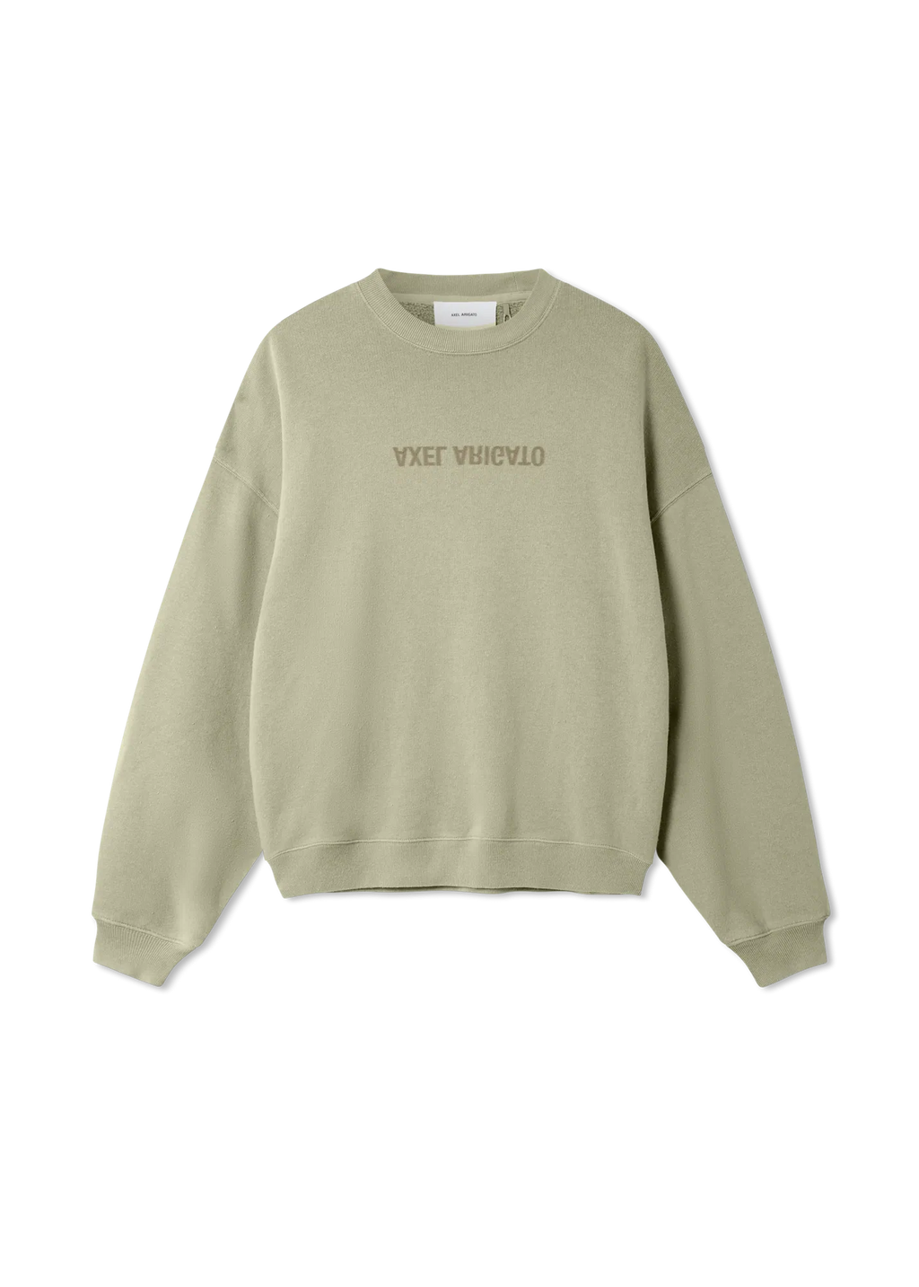 AXEL ARIGATO - Sweatshirt Distort Washed Dusty Green