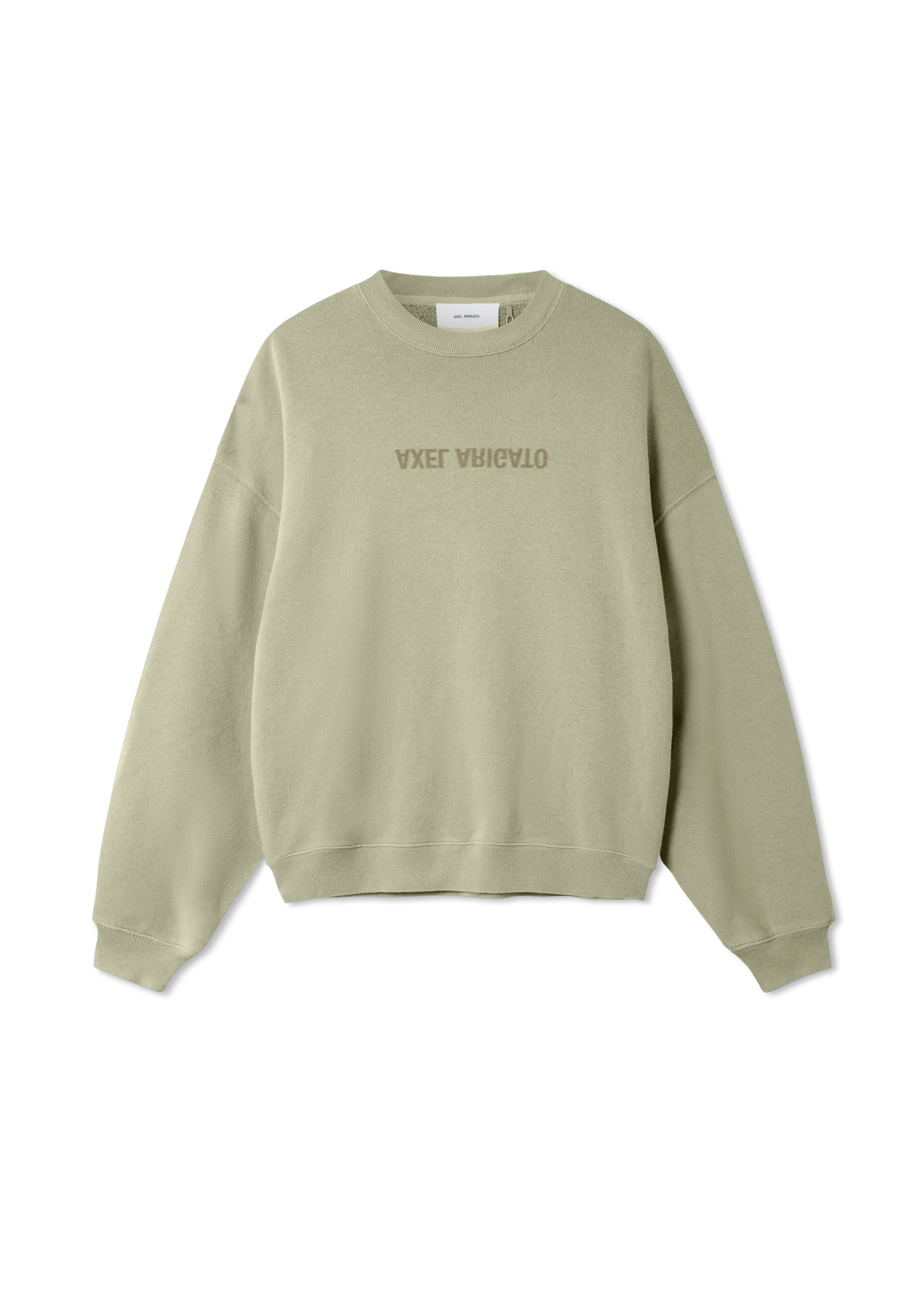 AXEL ARIGATO - Sweatshirt Distort Washed Dusty Green