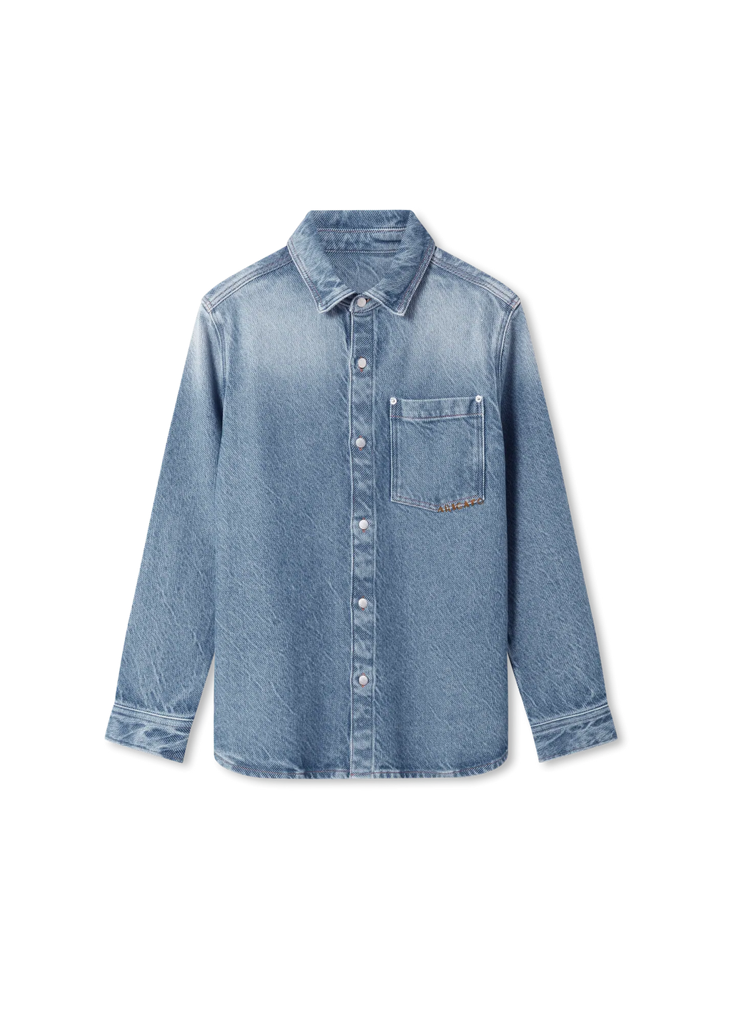 AXEL ARIGATO - Chemise West Denim Mid Blue