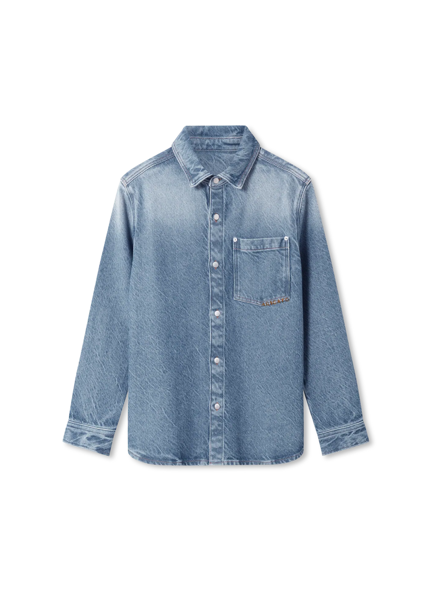 AXEL ARIGATO - Chemise West Denim Mid Blue