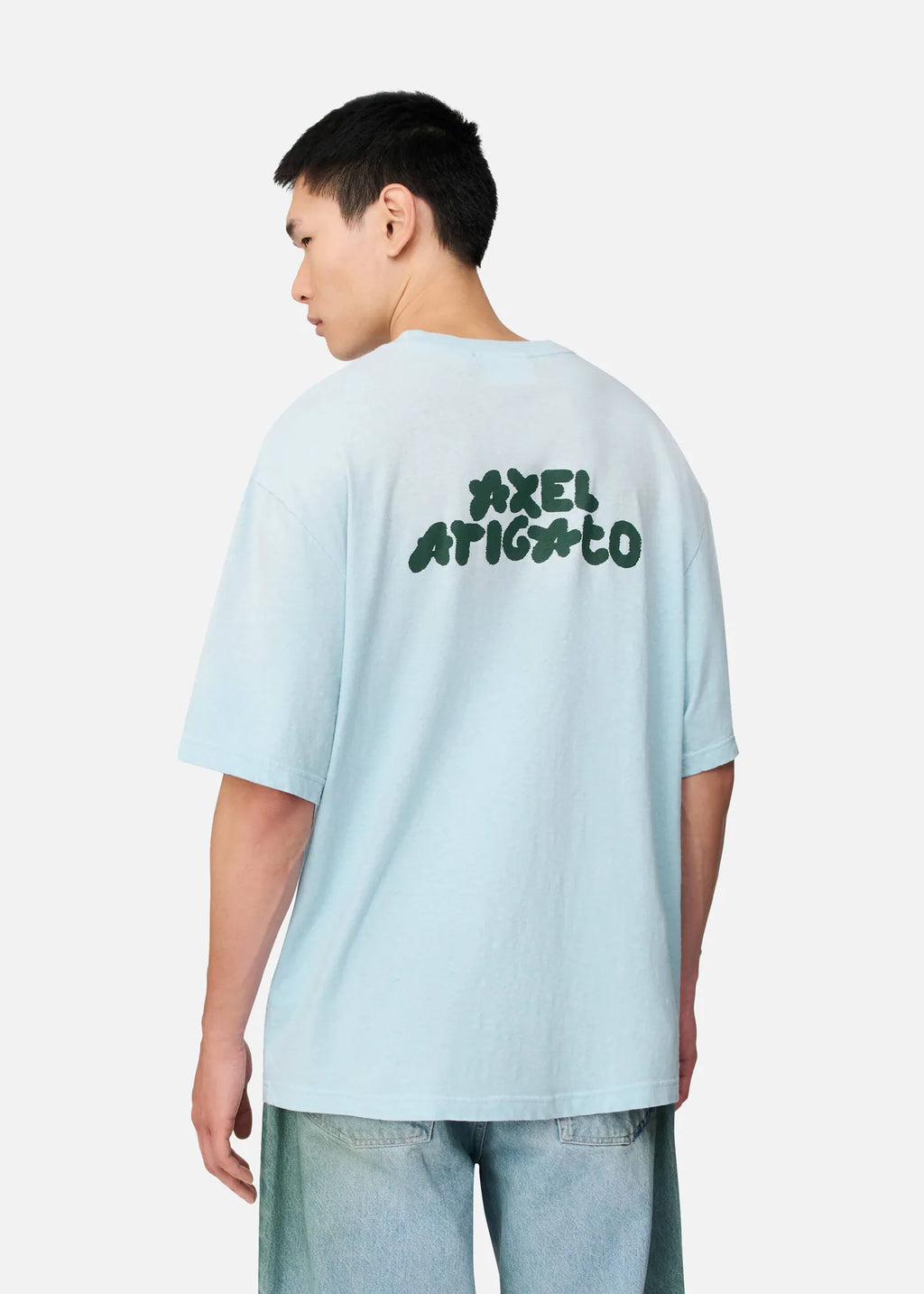 Axel Arigato - T-shirt Bubble Reverse Powder BLue