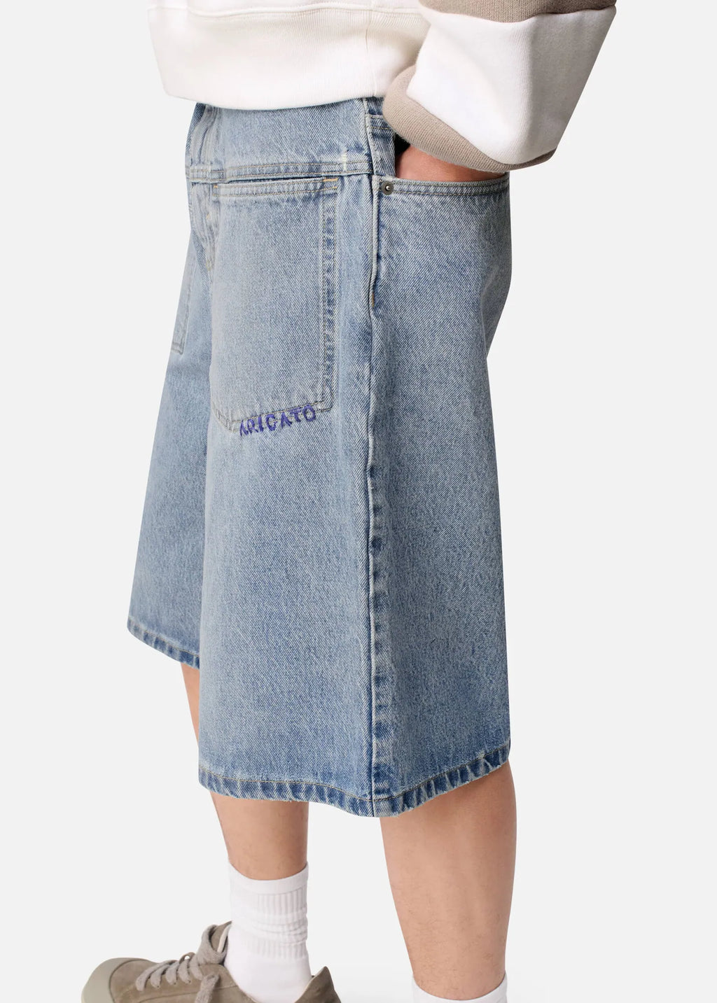 Axel Arigato - Short Invert denim Light Blue