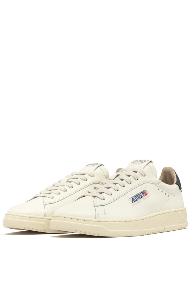 AUTRY - Basket Dallas en cuir blanc et space
