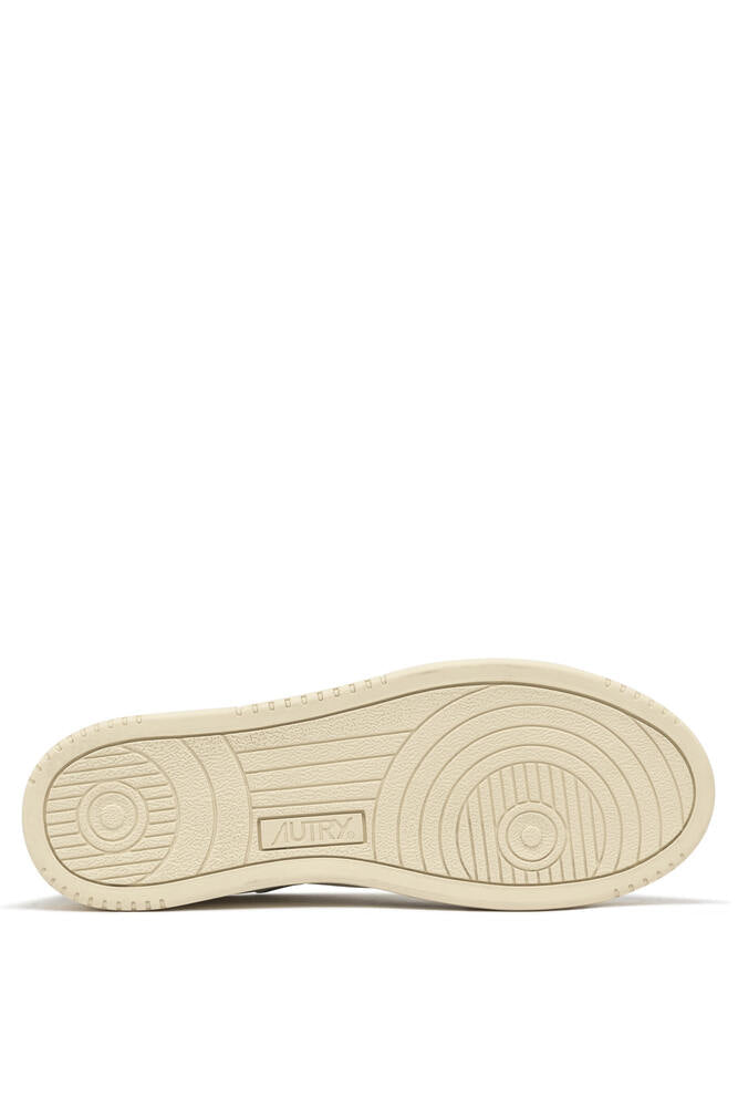 AUTRY - Basket Dallas en cuir blanc et space
