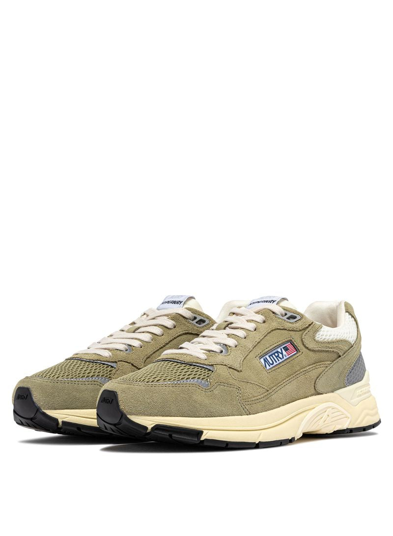 AUTRY - Basket Hyperway Suede/mesh GreyGreen/Silver