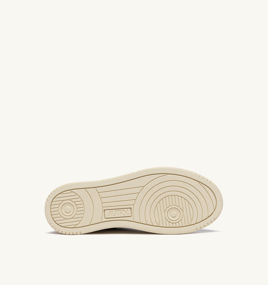 AUTRY - Basket Medalist Low cuir blanc / Tidal Foam