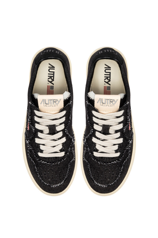 AUTRY - Basket Medalist Denim Black