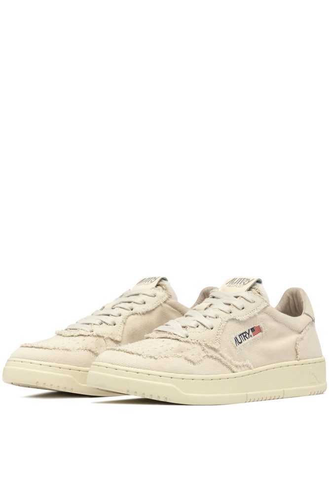 AUTRY - Basket Medalist Denim Ivory