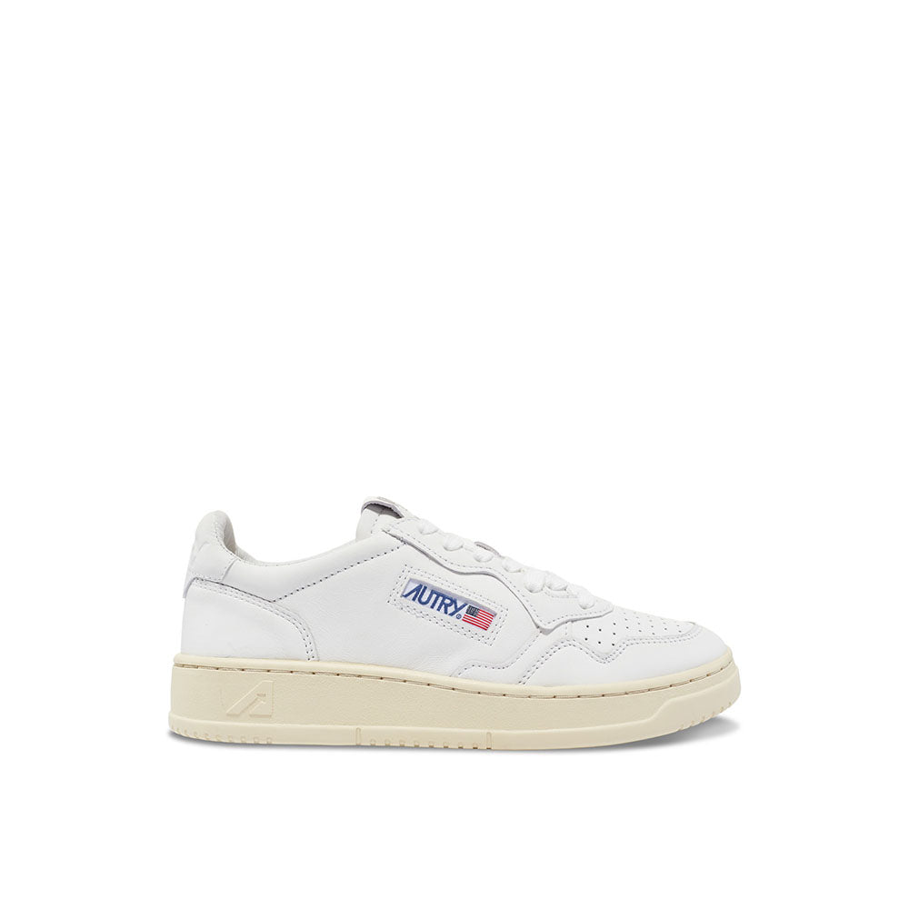 AUTRY - Basket Medalist en nappa blanc super soft