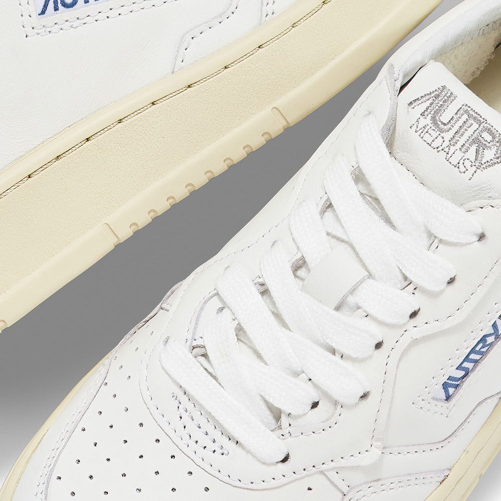 AUTRY - Basket Medalist en nappa blanc super soft
