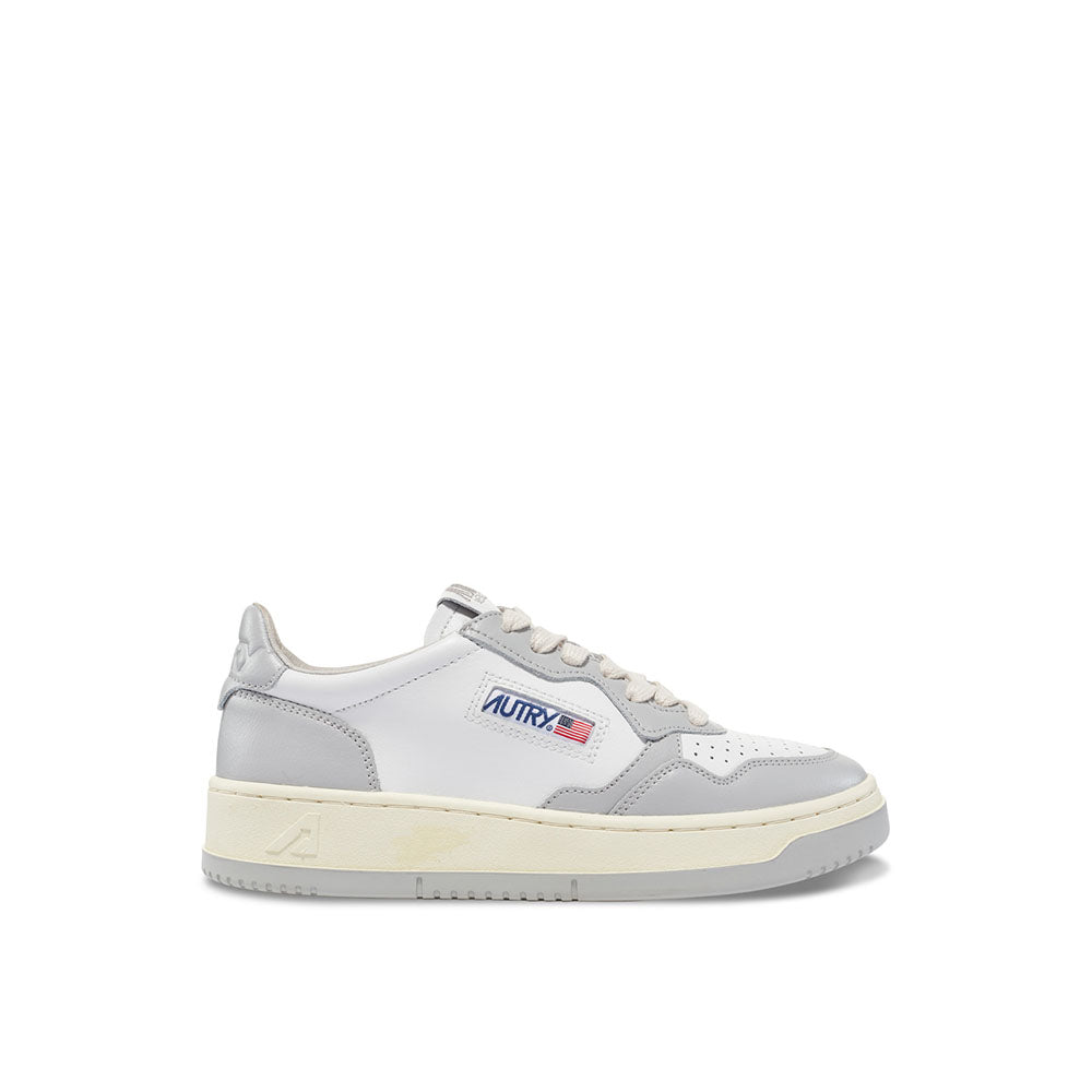 AUTRY - Basket Medalist Bicolor cuir blanc / Vapor