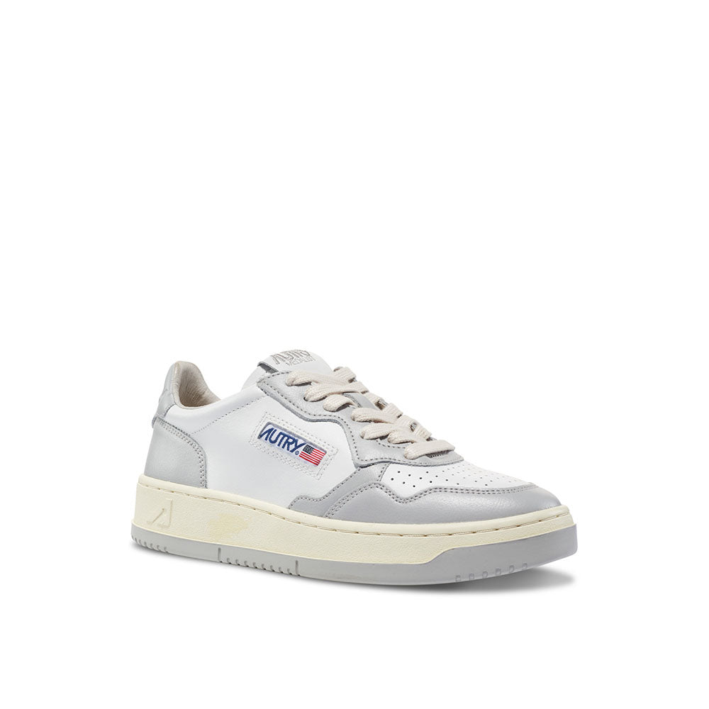 AUTRY - Basket Medalist Bicolor cuir blanc / Vapor