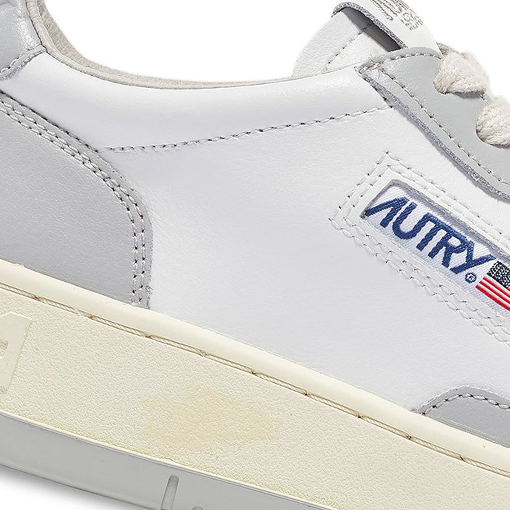 AUTRY - Basket Medalist Bicolor cuir blanc / Vapor