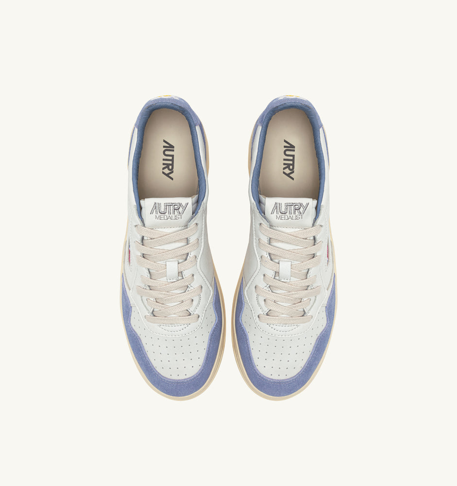 AUTRY - Basket Medalist Low cuir Edel White/Claudia