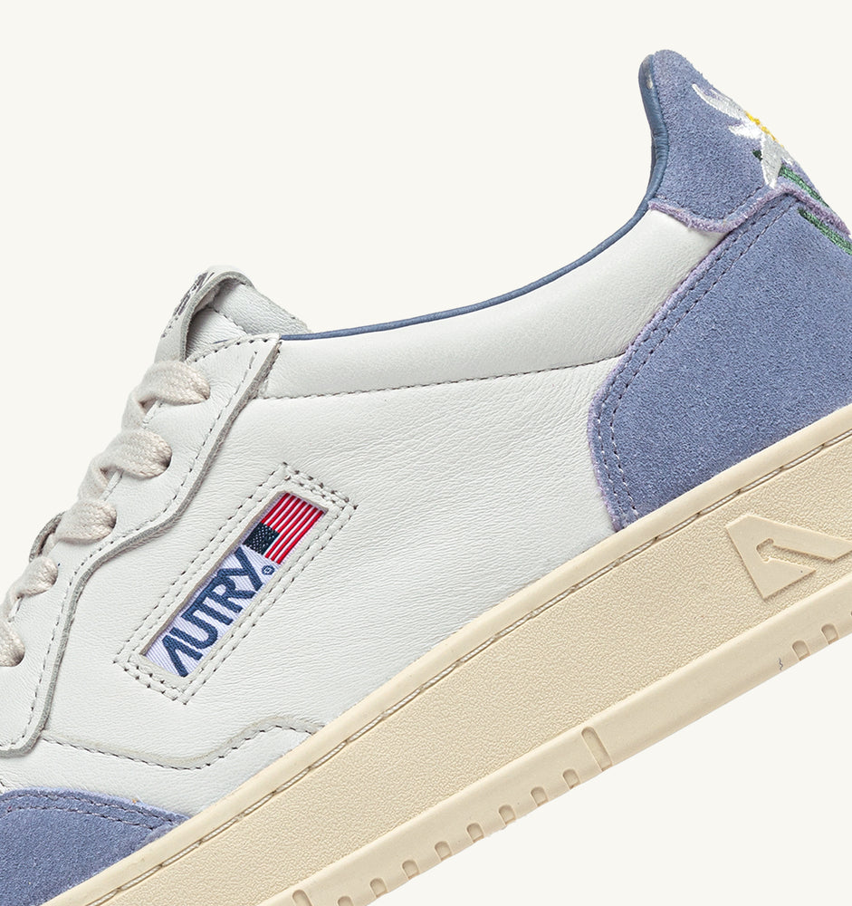 AUTRY - Basket Medalist Low cuir Edel White/Claudia
