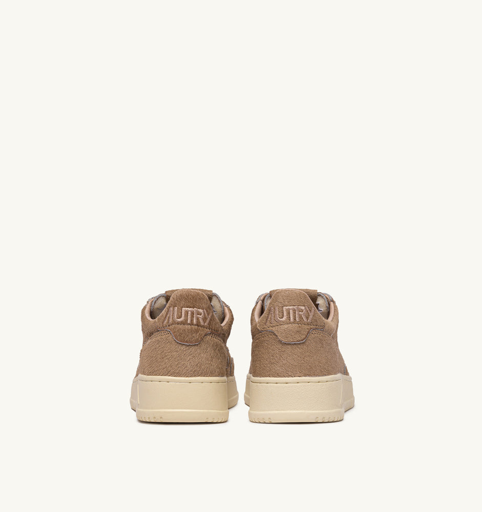 AUTRY - Basket Medalist Low Pony Beige