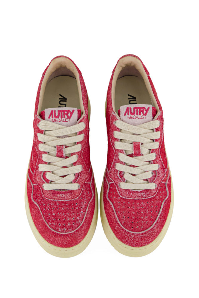 AUTRY - Basket Medalist Low daim Gum