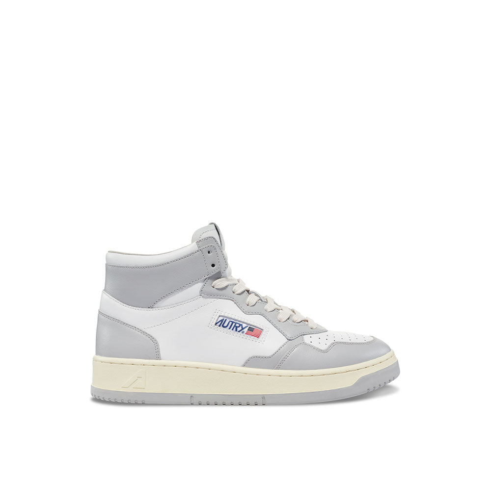 AUTRY - Basket Medalist Mid cuir blanc / vapor