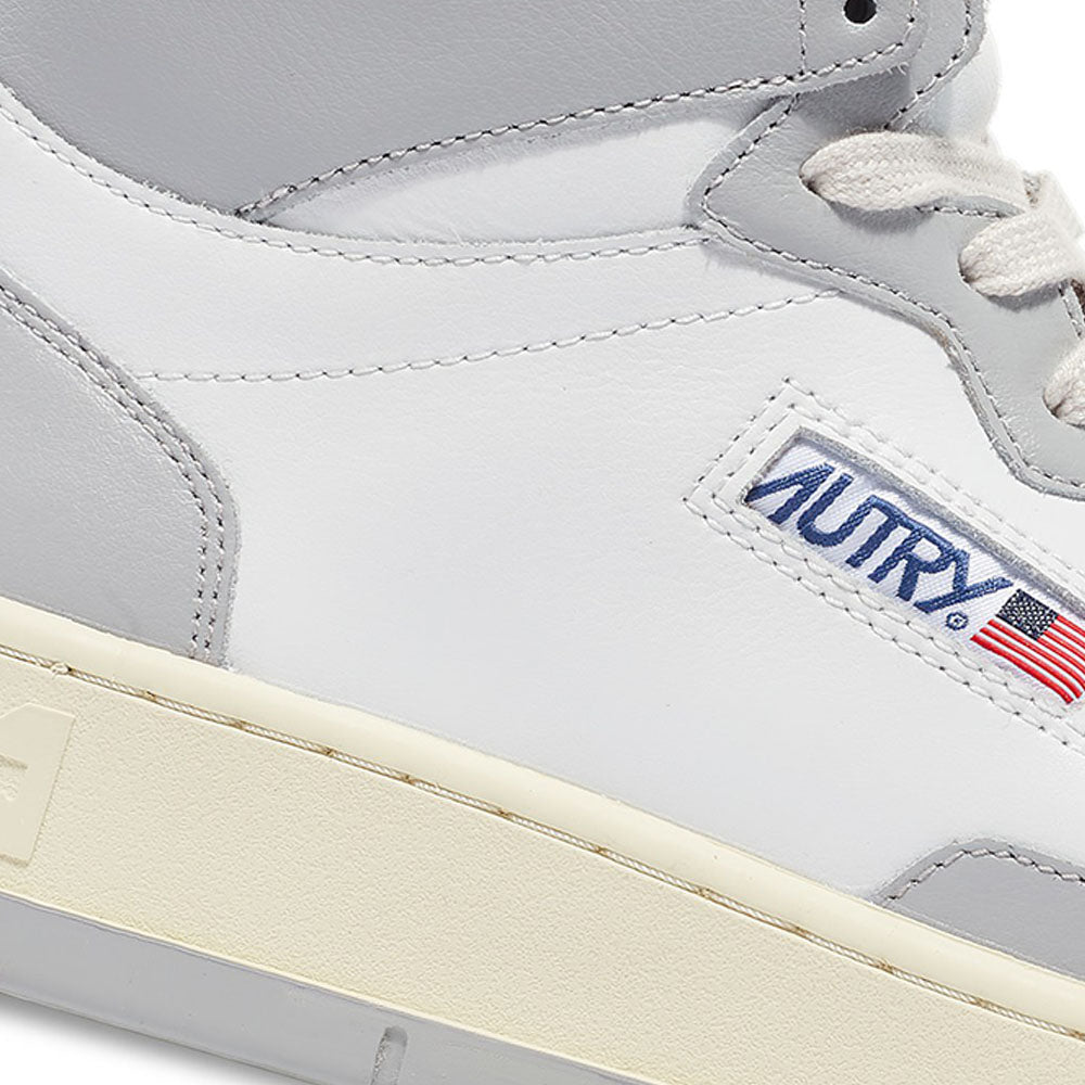 AUTRY - Basket Medalist Mid cuir blanc / vapor