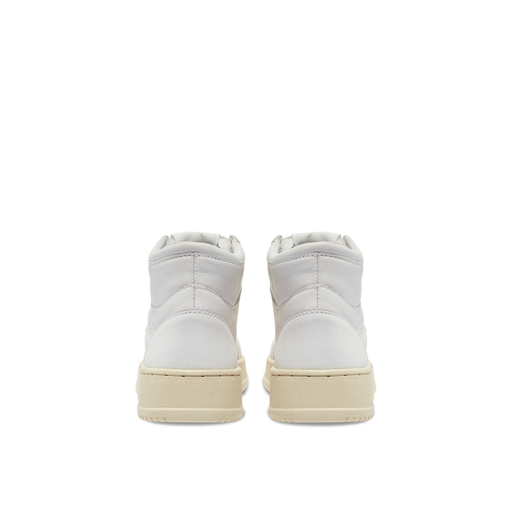 AUTRY - Basket Medalist Mid cuir blanc