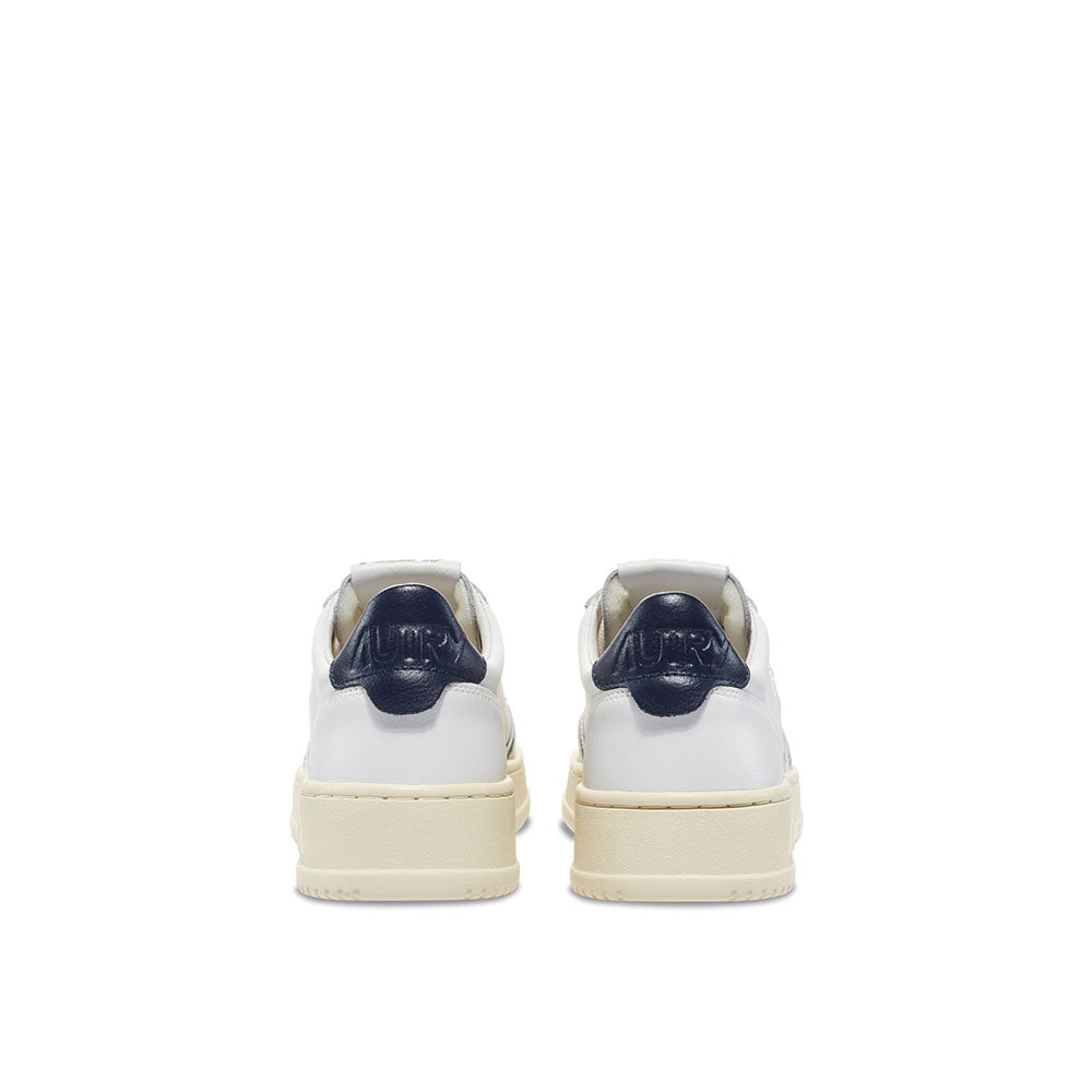AUTRY - Basket Medalist en Cuir Blanc et Marine
