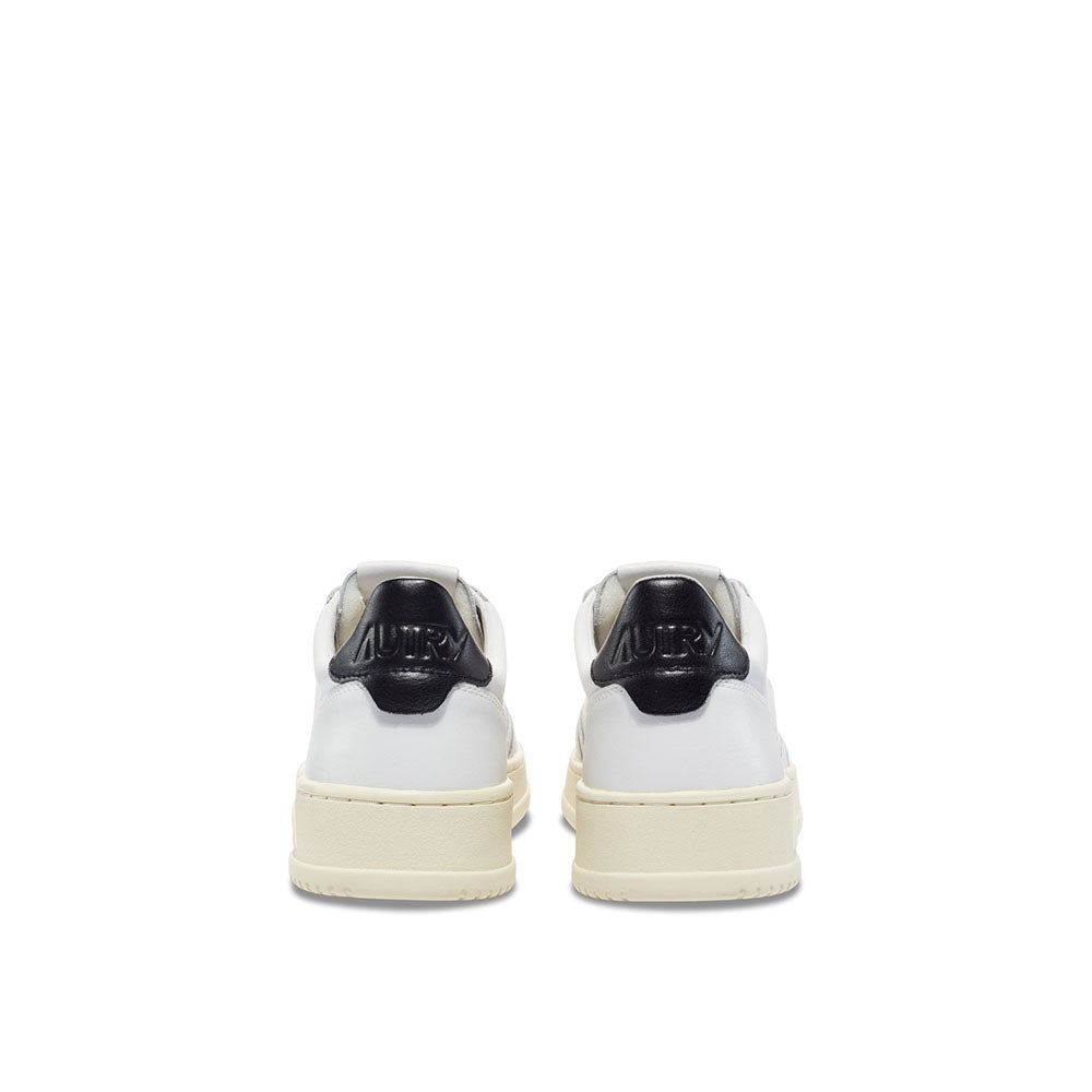 AUTRY - Basket Medalist en Cuir Blanc et Noir