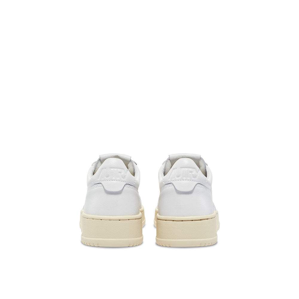 AUTRY - Basket Medalist en Cuir Blanc