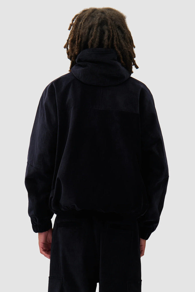 Arte - Veste Technique en Velours Côtelé Marine