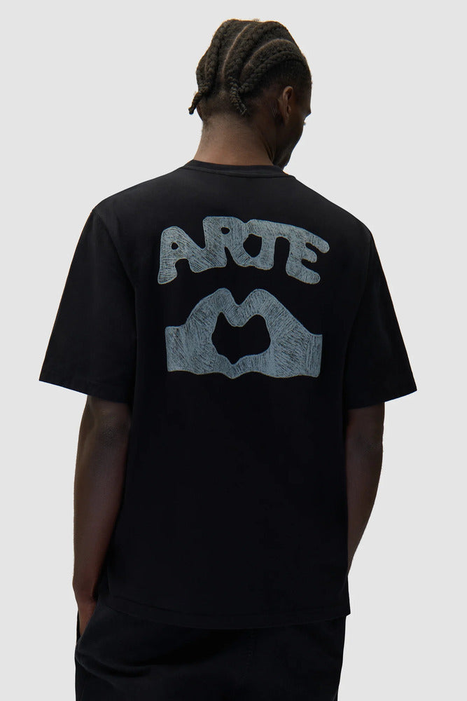Arte - T-shirt Diels Scribble Noir