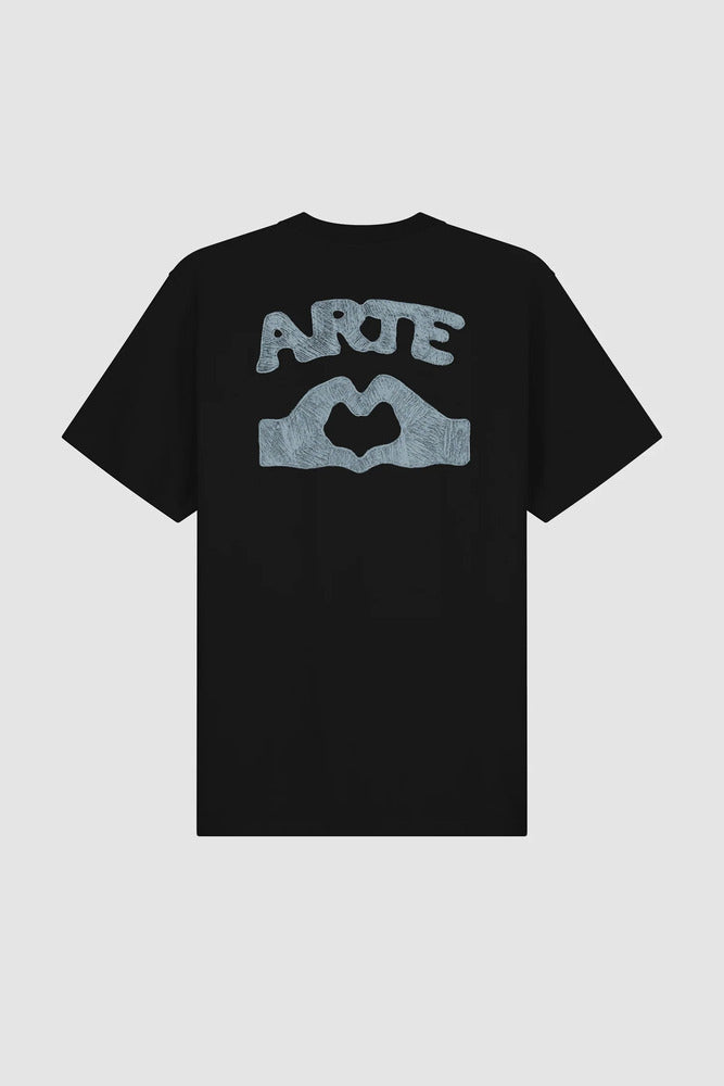Arte - T-shirt Diels Scribble Noir