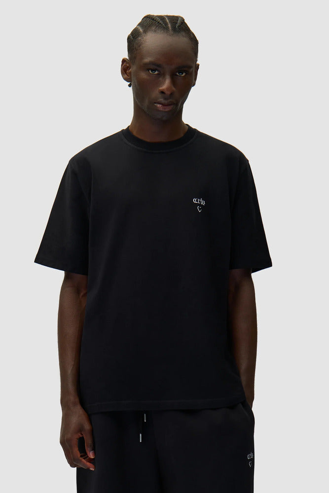 Arte - T-shirt coeur Noir