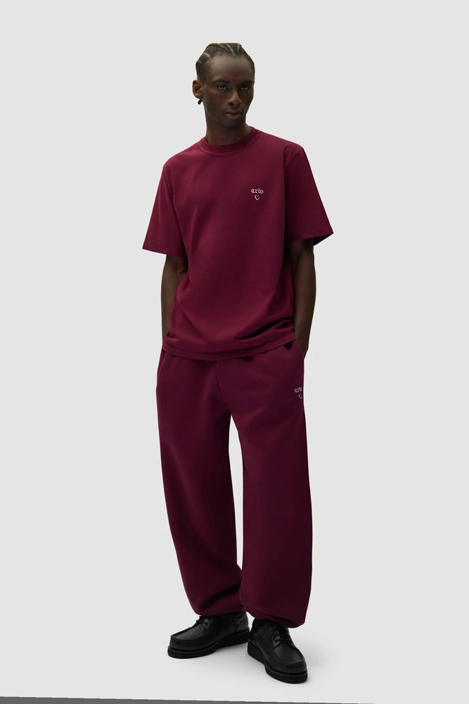 Arte - T-shirt coeur Bordeaux