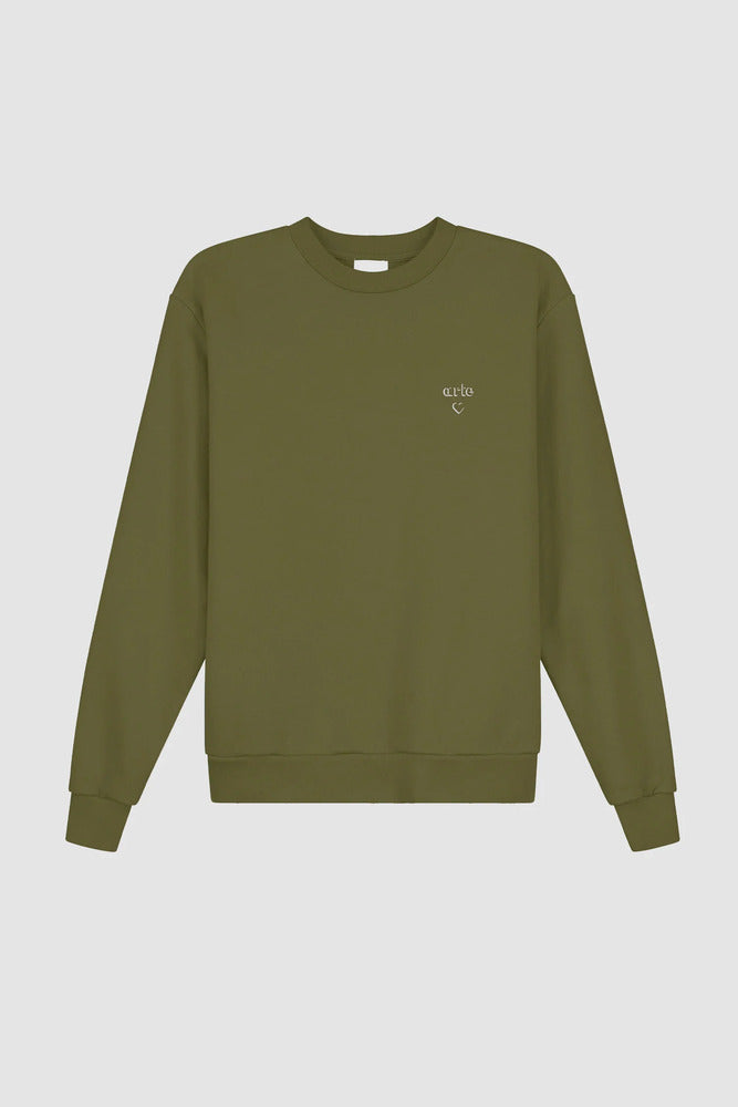 Arte - Sweat Heart Crewneck Vert
