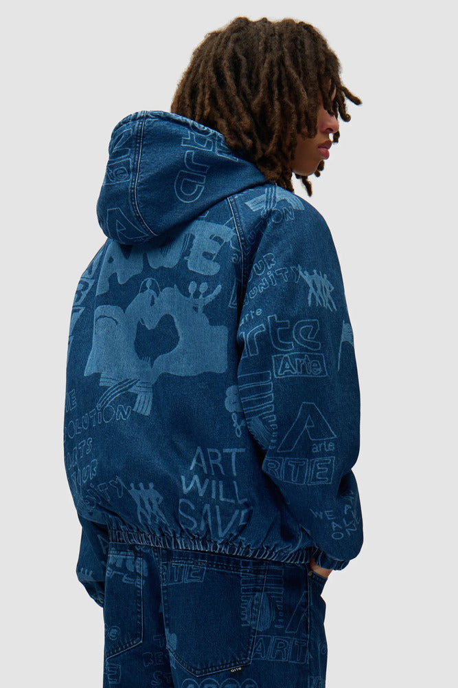 Arte - Veste Graffiti Allover Bleach