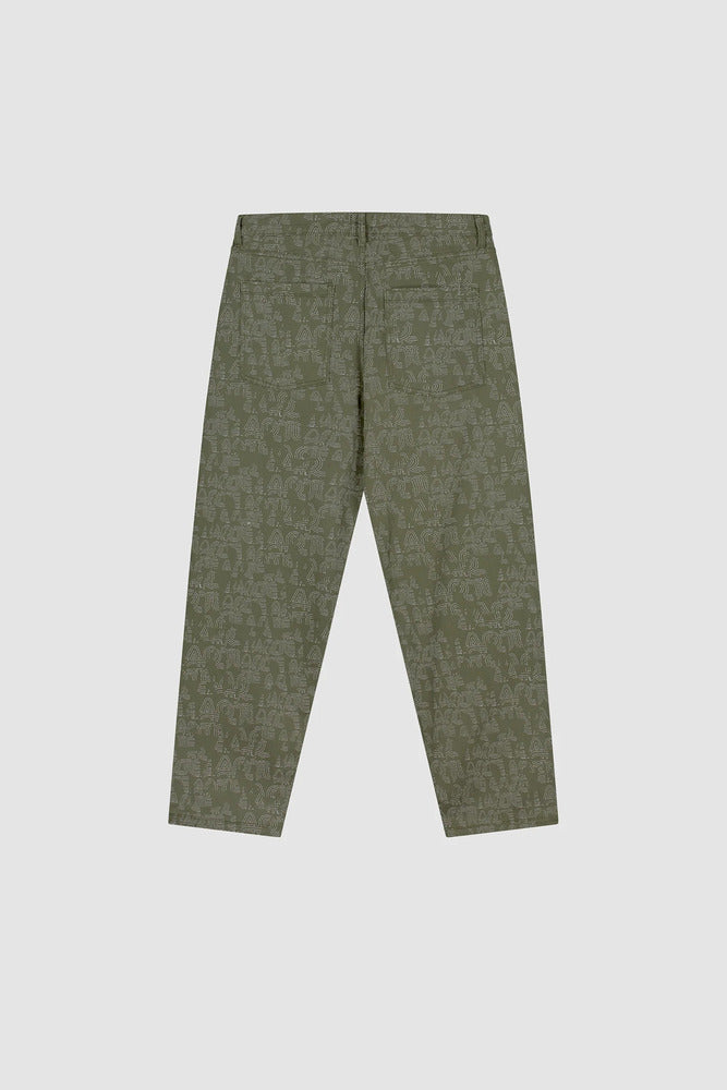 Arte - Pantalon Allover vert