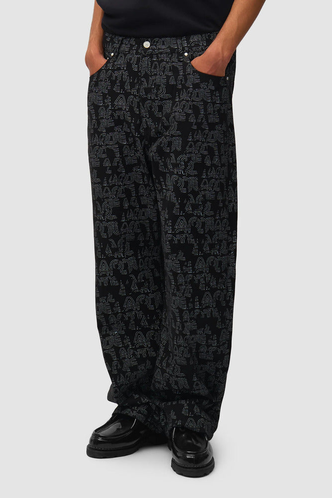 Arte - Pantalon Allover Noir