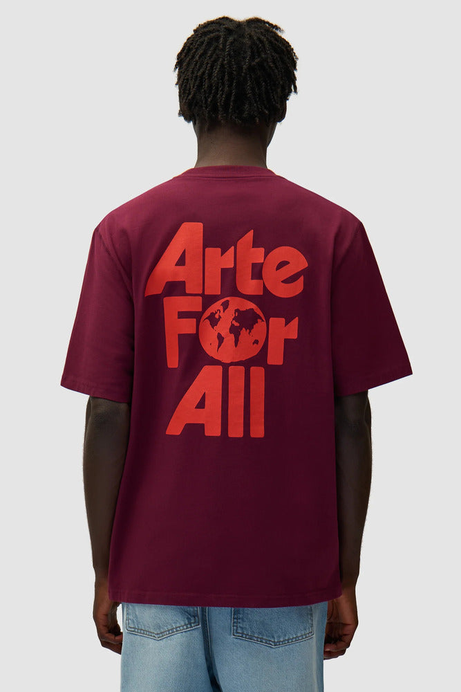 Arte - T-shirt Arte For All Bordeaux