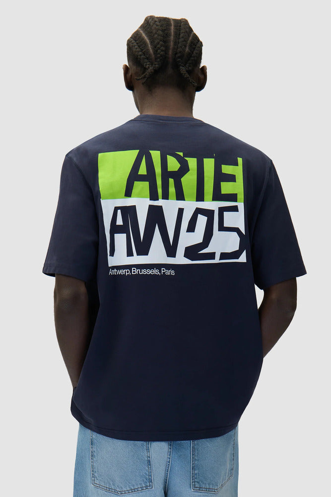 Arte - T-shirt imprimé à découpes Marine
