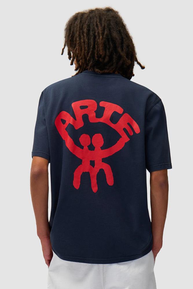 Arte - T-shirt Together Marine