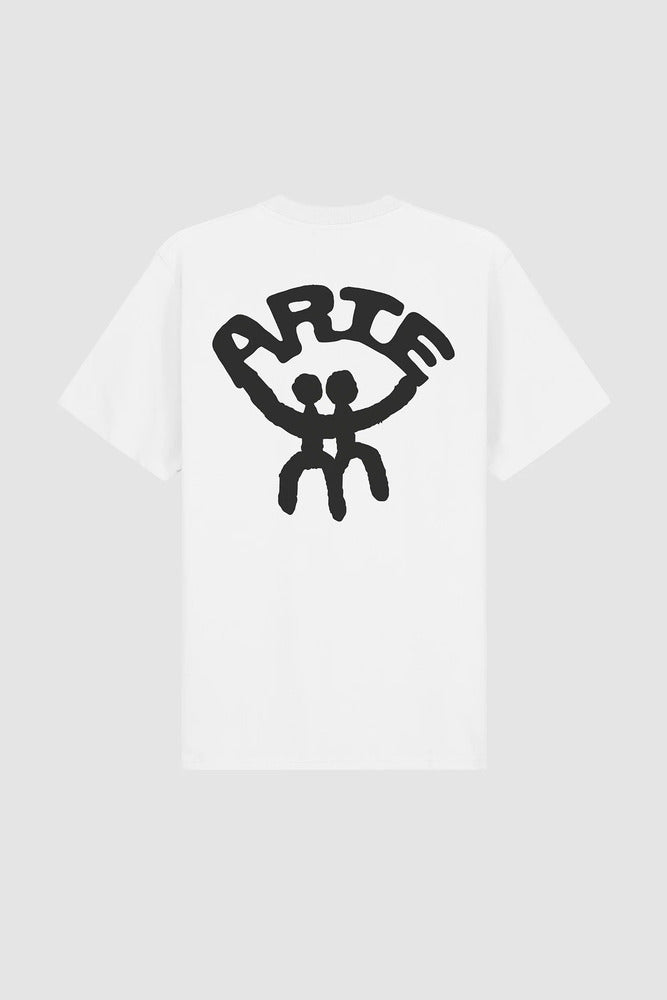 Arte - T-shirt Together Blanc