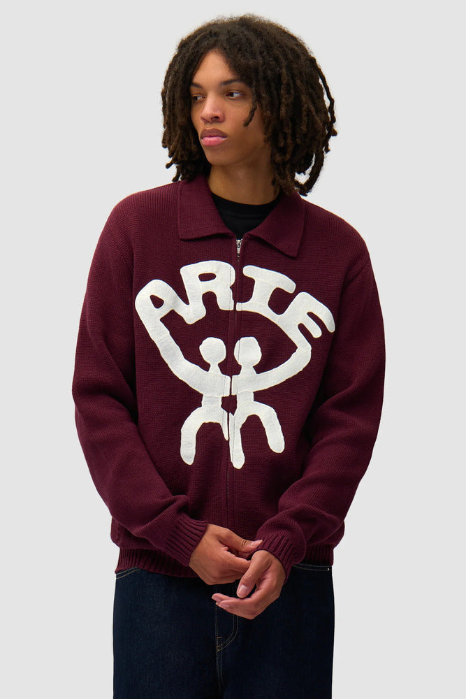 Arte - Cardigan All Together Bordeaux