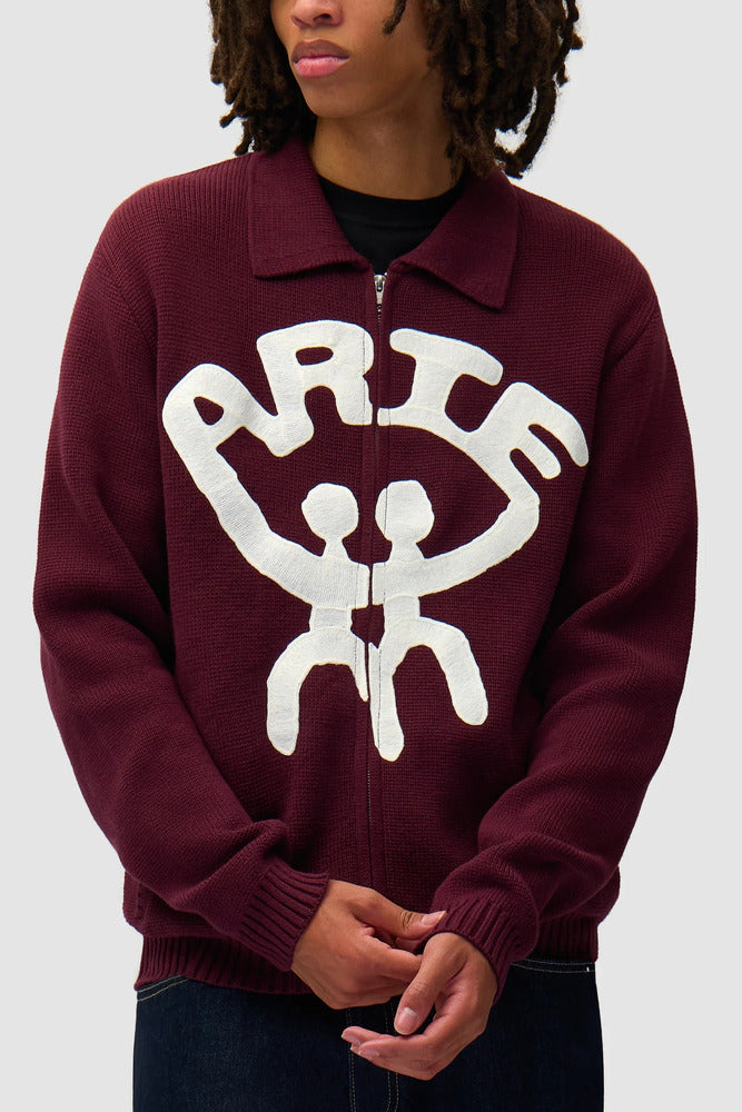 Arte - Cardigan All Together Bordeaux