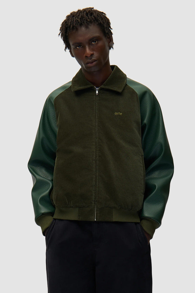 Arte - Varsity Jacket Universitaire Green