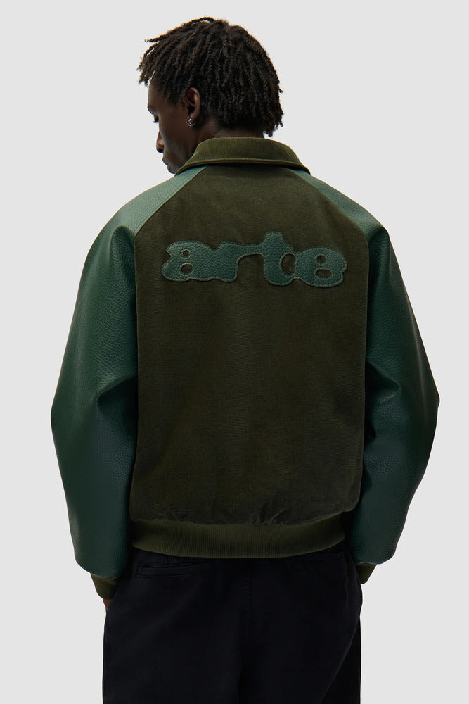 Arte - Varsity Jacket Universitaire Green