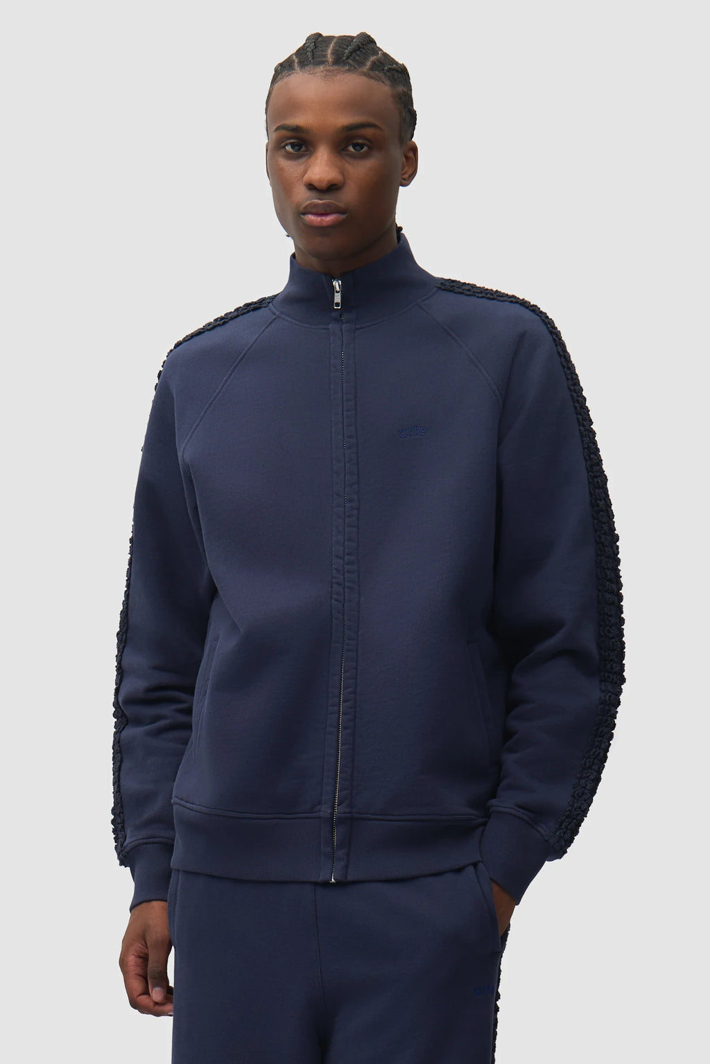 Arte - Veste Flora Trim Track Navy