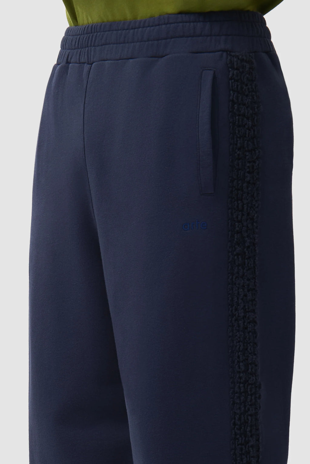 Arte - Pantalon Flora Trim Track Navy