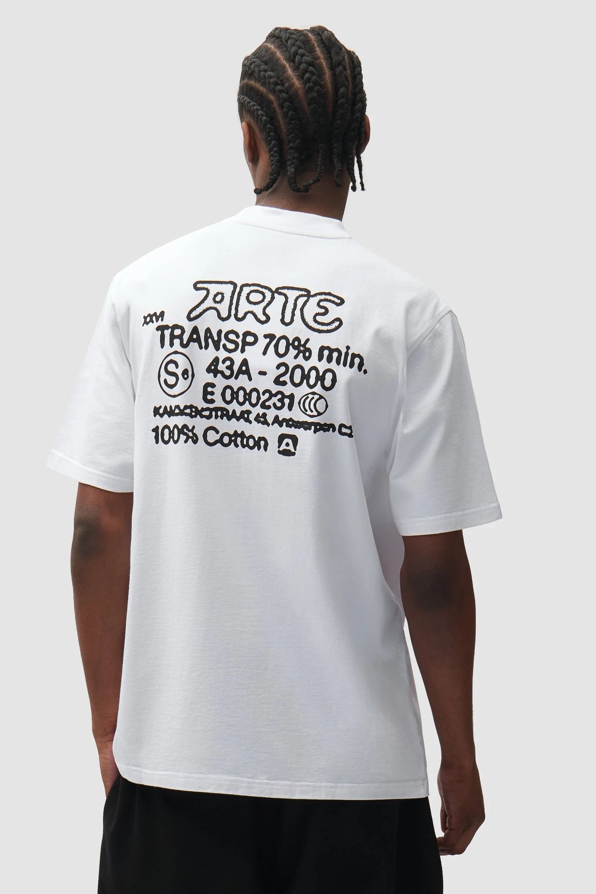 Arte - Tee-shirt Serial Stamp Blanc