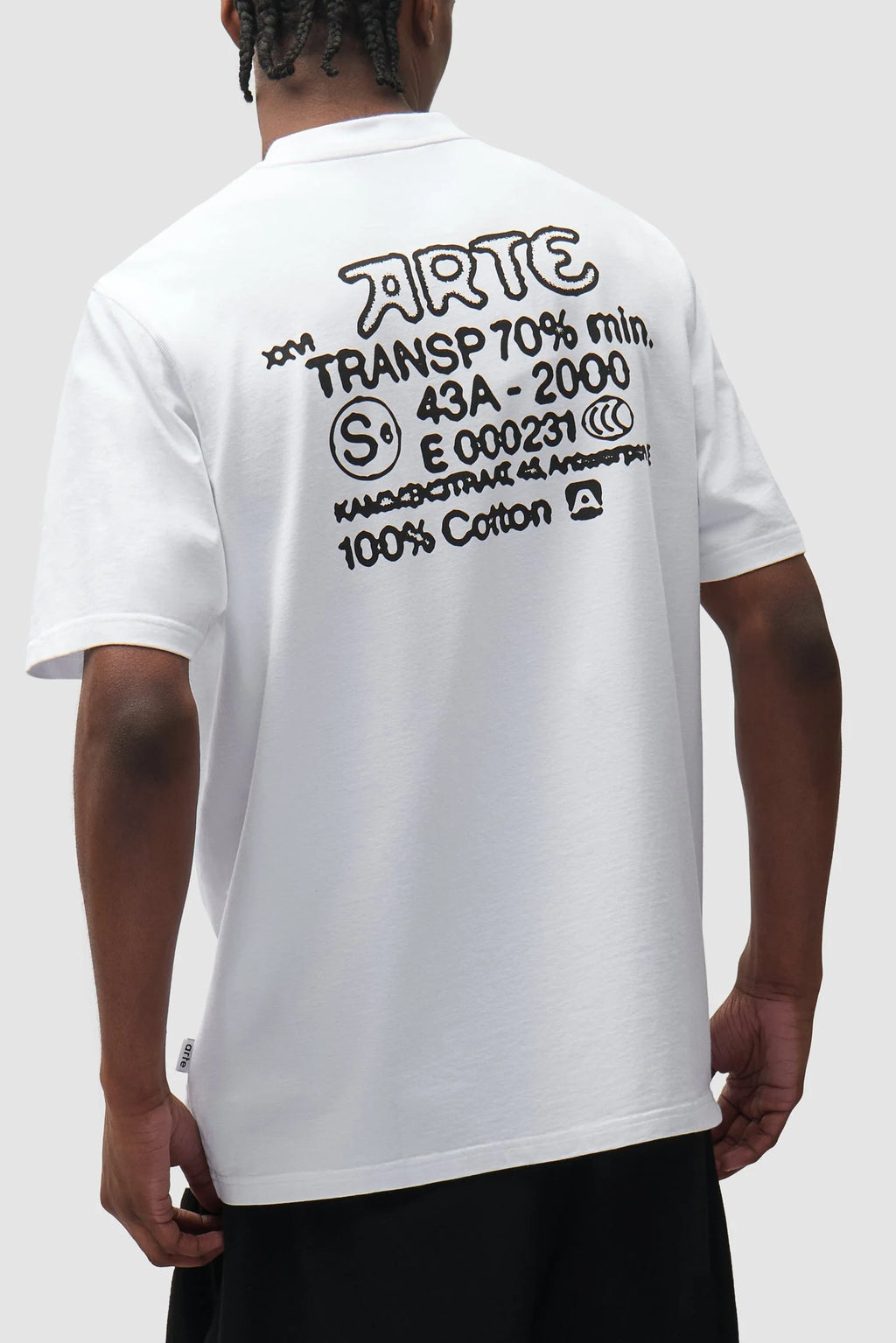 Arte - Tee-shirt Serial Stamp Blanc