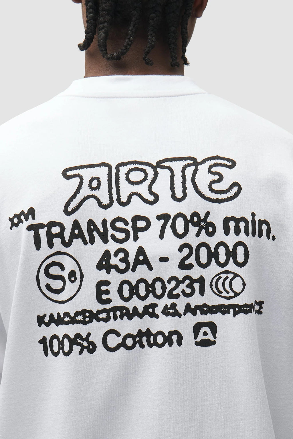 Arte - Tee-shirt Serial Stamp Blanc
