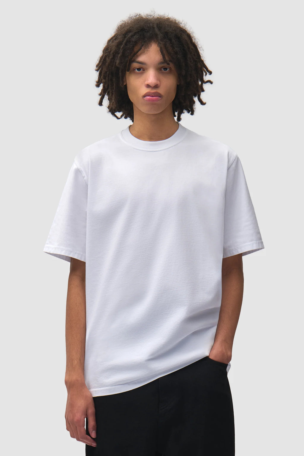 Arte - T-shirt Tricolor Serial White